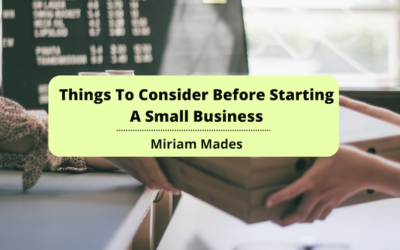 Things To Consider Before Starting A Small Business